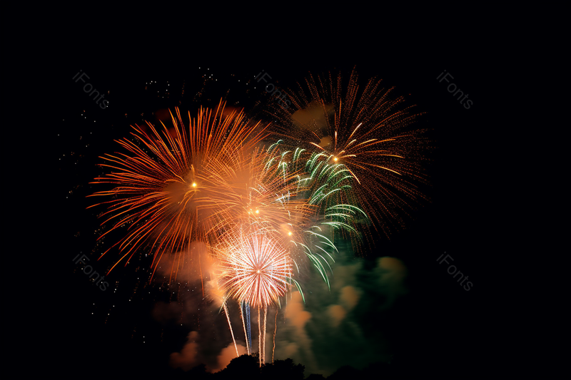 元旦春节国庆喜庆烟花烟火夜景,高清,摄影图,摄影图片,图片大全,摄影图免费下载